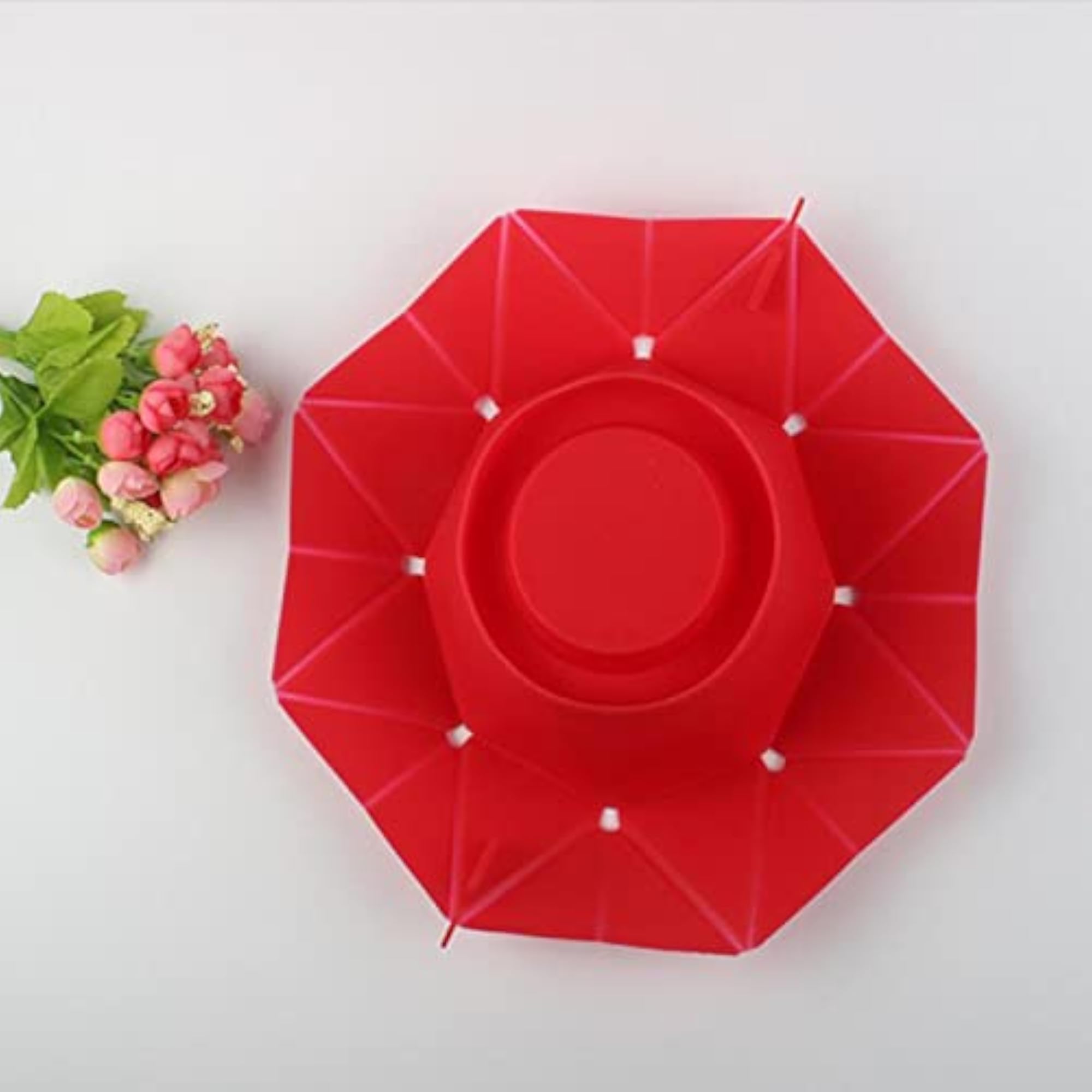 Collapsible Microwave Popcorn Maker Baking Bowl
